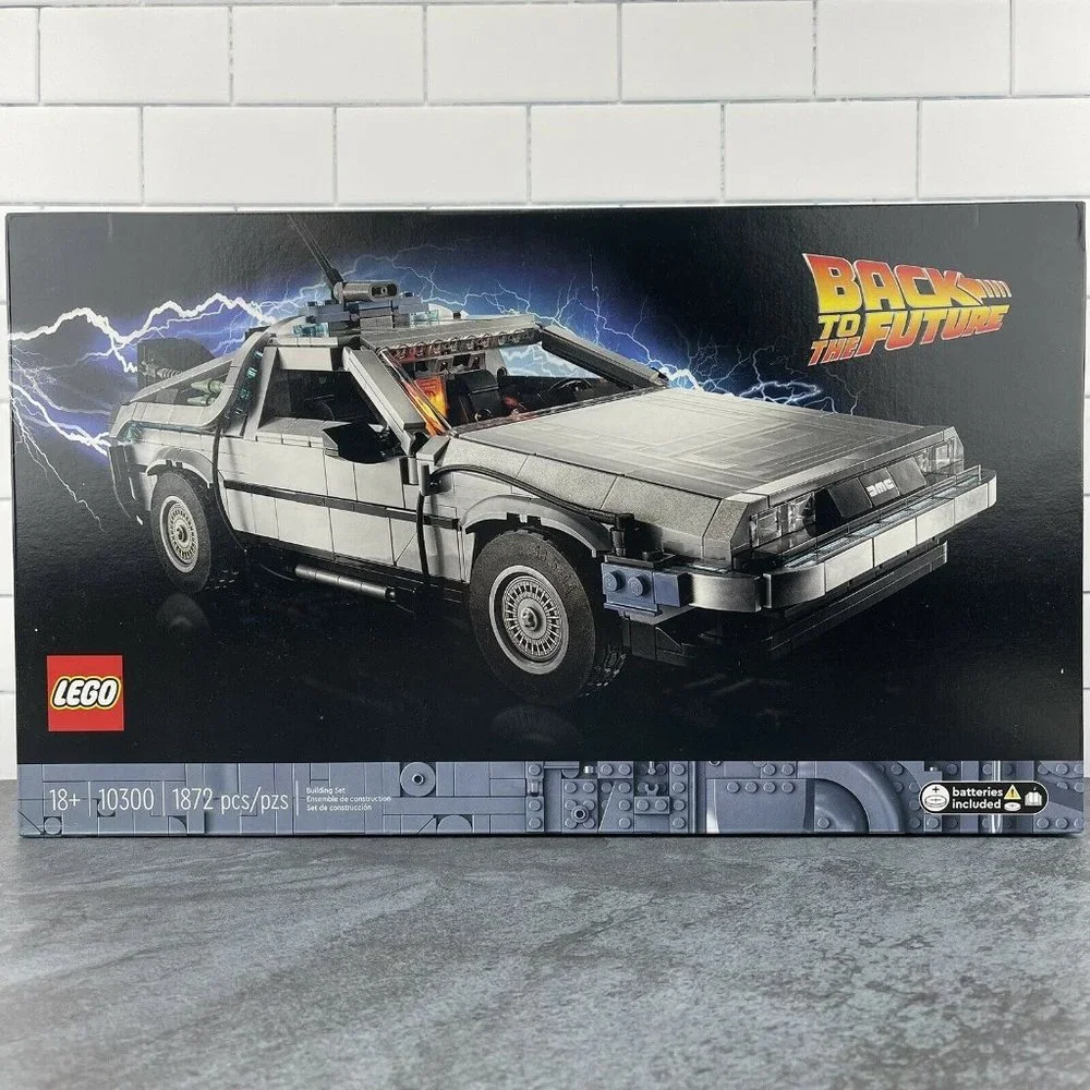 Lego Back To The Future Delorean Time Machine 3 in 1 Marty Mcfly Doc Brown Hover